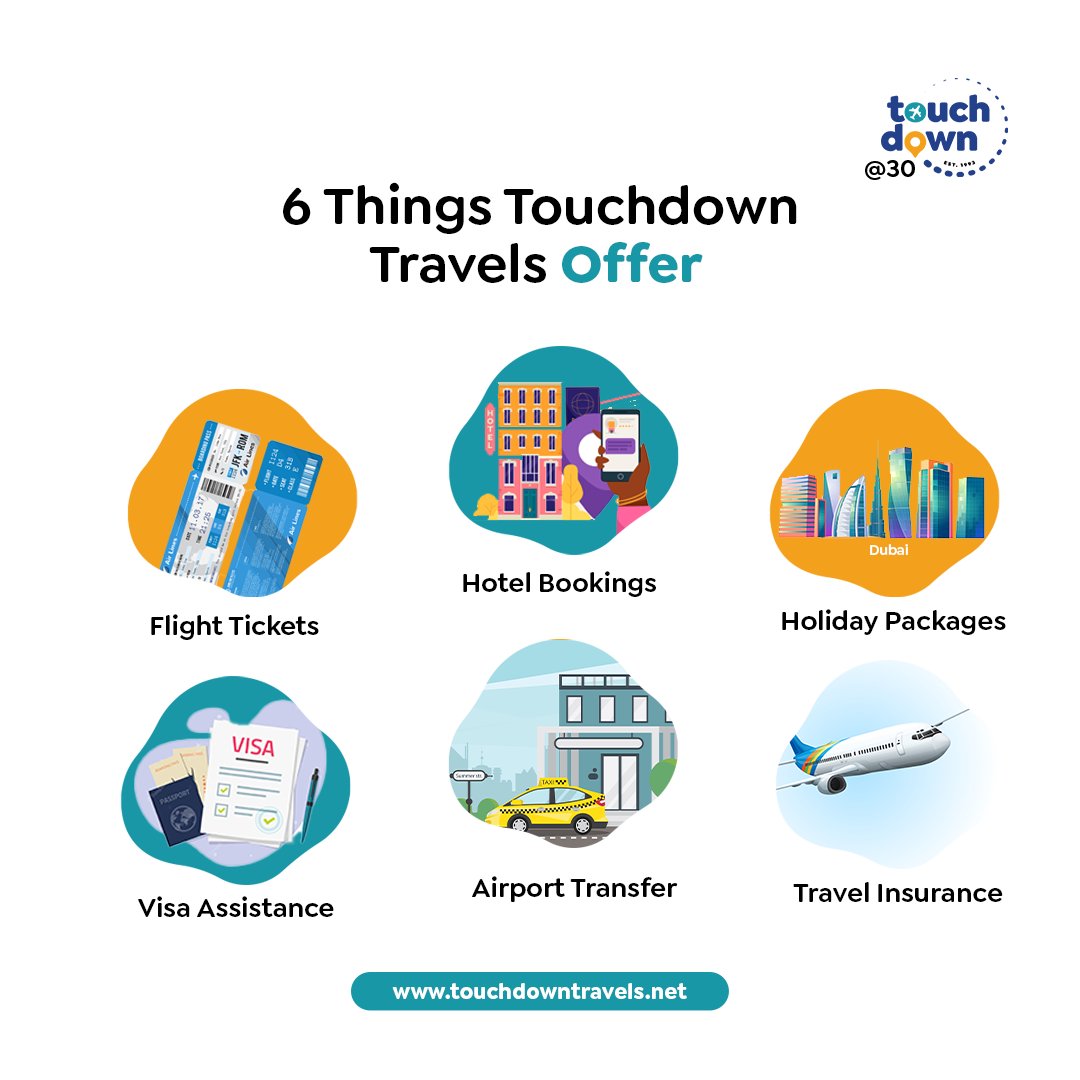 Flytouchdown's tweet image. We believe that every traveler deserves the finest travel management services, meticulously crafted to exceed expectations.

To get any of these services, visit our website touchdowntravels.net or send an email to holidays@touchdowntravels.net