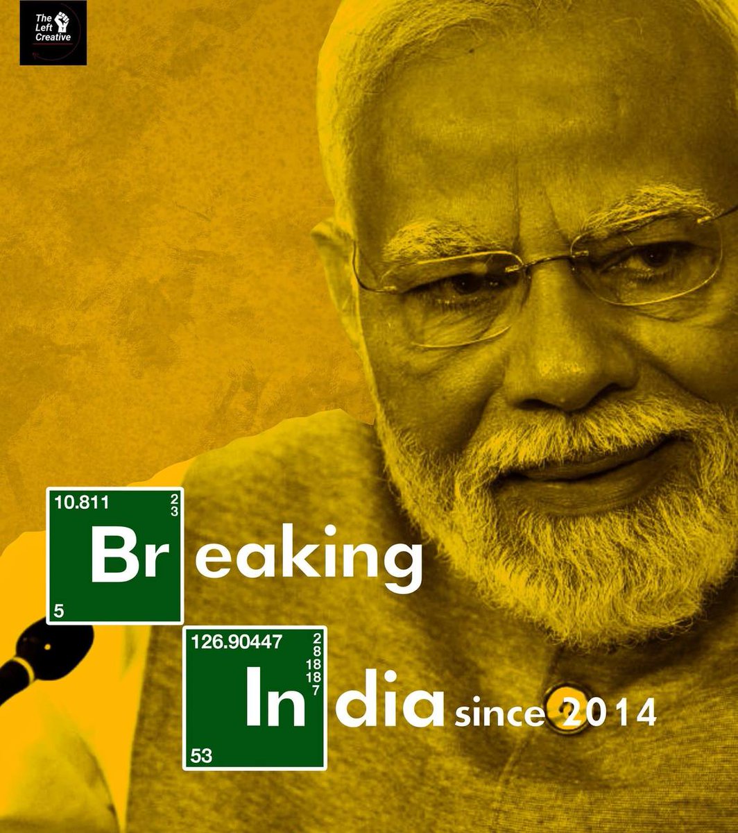 Breaking India since 2014.
#9yrsofnightmare