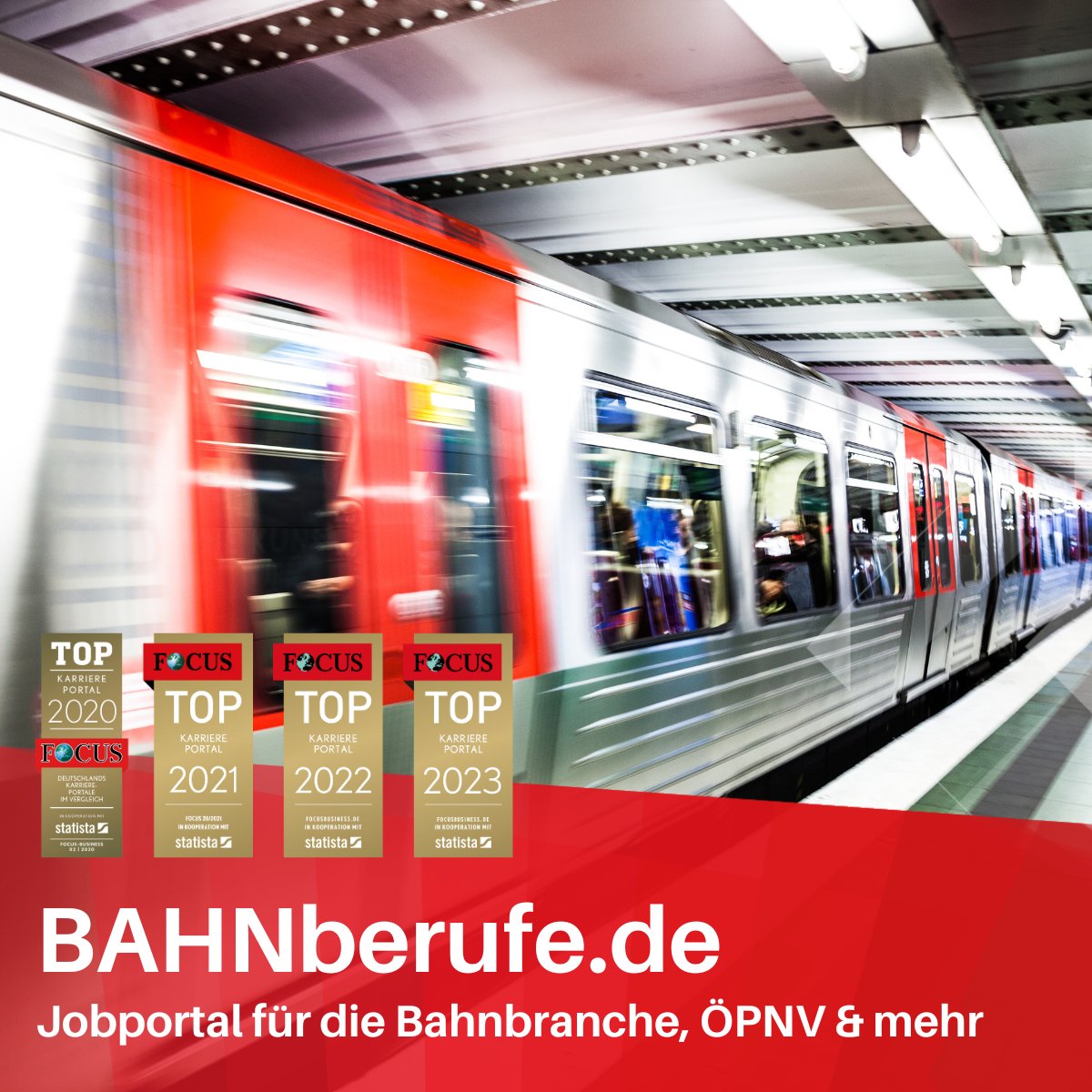 Finde mit BAHNberufe.de - Jobs und Personal in Bahnbranche und ÖPNV 

#Eisenbahn #Bahnberufe #Jobs #ÖPNV #Jobportal #Personalsuche #Jobsuche bahnberufe.de