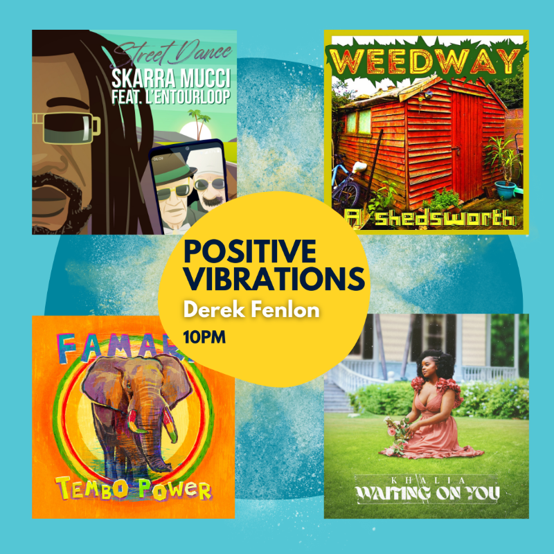 Tonight #PositiveVibrations will feature new Album releases by Famara - Tembo Power & @WeedwayMusic - A Shedsworth and new single Releases by @khalia100, @skarramucci, Baba The Fayahstudent, Chevaughn & Jessie Royal, Gaudi & Dreadzone feat Earl 16 & many more. Tune in at 10pm!