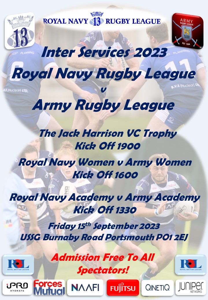 RoyalNavyRL's tweet photo. Its Inter Services Eve!
https://t.co/xS3IaBBtqK🫡📆🏈
@naafisocial @ForcesMutual @QinetiQ @JuniperNetworks @Fujitsu_Defence @ipro @PoppyLegion https://t.co/mOriUCEHwY