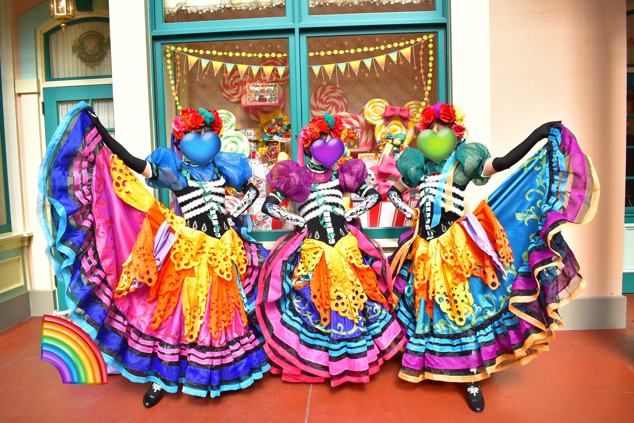 Dハロ♡ワンマン♡ダンサー衣装 40周年 スプブ ハモカラ Dハロ 衣装 仮装 ダンサー ハーモニー