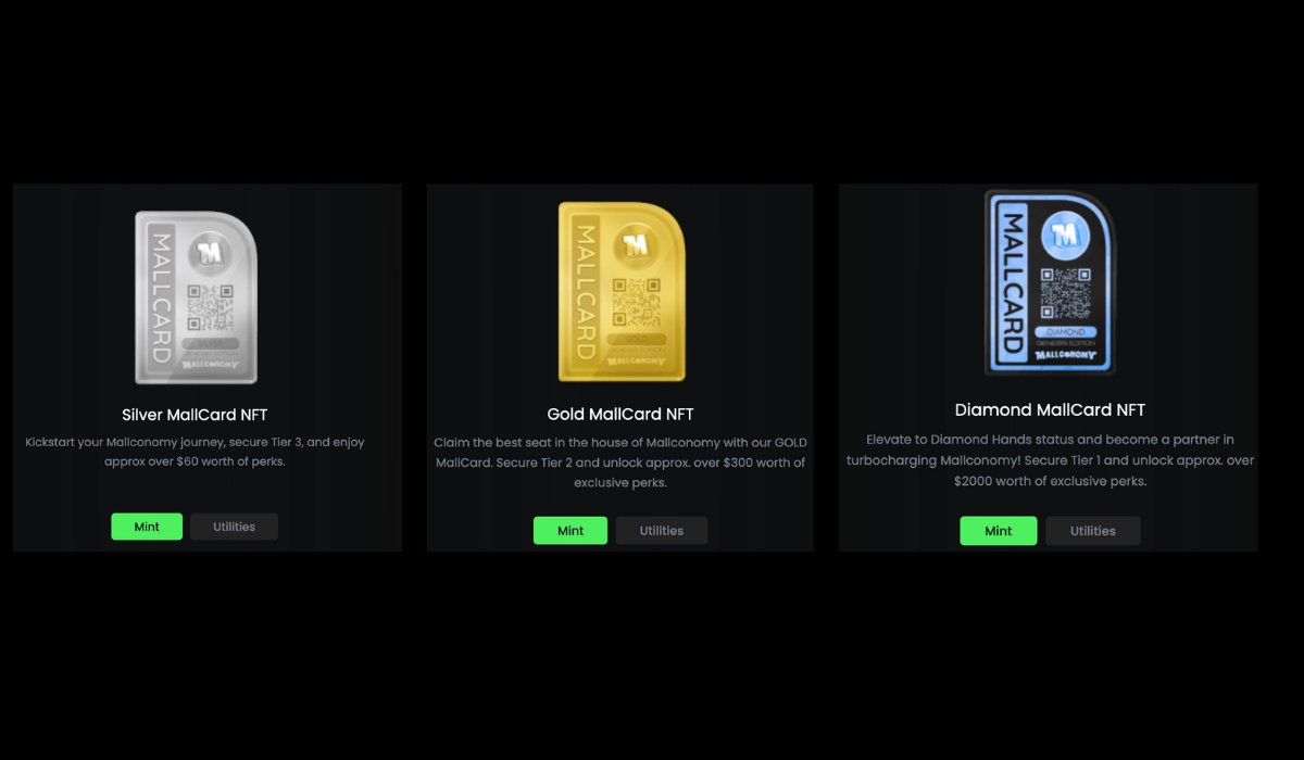 mallconomy's tweet photo. Each MallCard NFT boasts unique utilities. 💪
Which one resonates with you? 🃏 #MallCardNFT #WhichCardAreYou https://t.co/9dCiWYlMmX