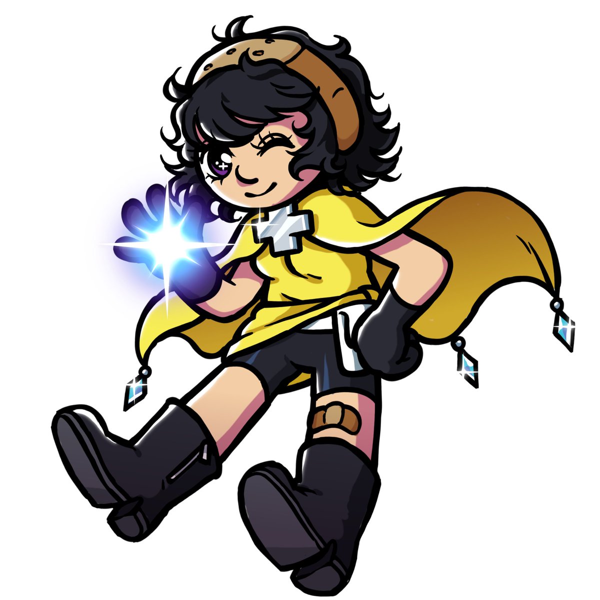 Tedzhordz's tweet photo. @ChampiArt Princess Remedy (and maybe her devil alt color) from Slap City? https://t.co/thJyNKWr5F