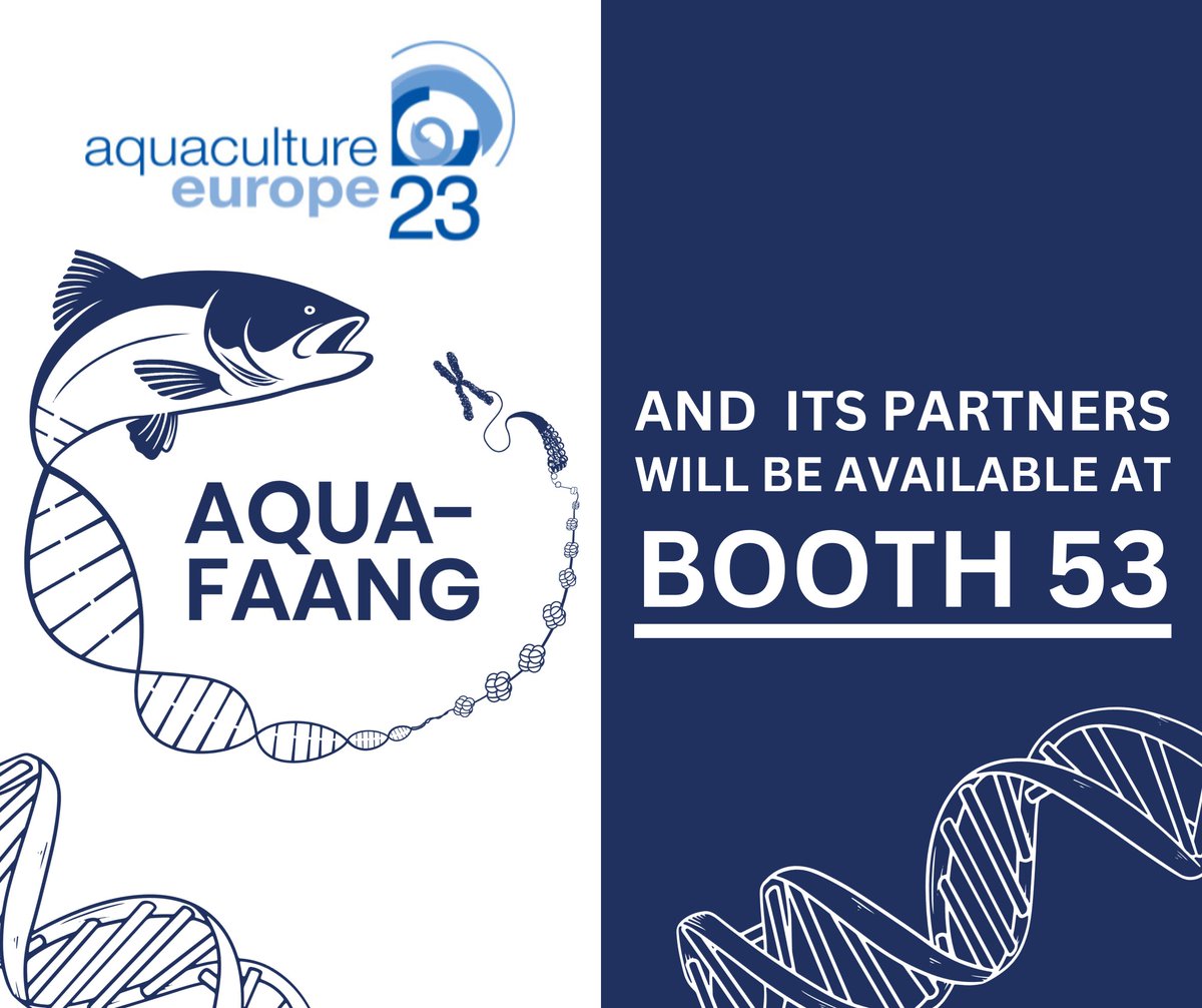 The #AquacultureEurope 2023 conference takes place next week in Vienna, and AQUA-FAANG  and its partners will be presenting at booth 53 the results of the 4.5-year project.