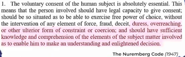 Maximil86429959's tweet image. In the past 3 years most Irish doctors &amp;amp; nurses have violated this whether they realized it or not. It&apos;s called #TheNurembergCode. Ignorance on their behalf is simply not a good enough excuse when you take into account all of the deaths, disabilities &amp;amp; injuries caused by the 💉💉