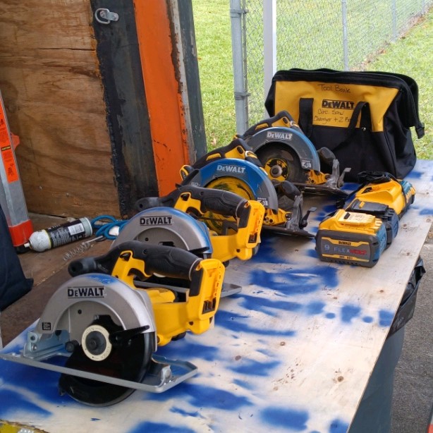 ToolBankUSA's tweet image. Our #ToolBank Disaster Services team is all set up in Perry, FL, for our response to Hurricane Idalia. Check out some of our basecamp photos from our location alongside @TeamRubicon. If you are in the Perry area and have volunteers needing tools, please DM us. #toolsforchange