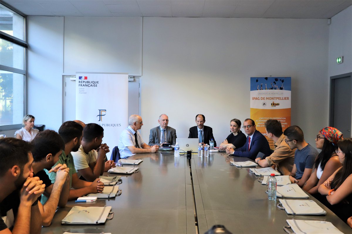 Philippe_Auge's tweet photo. Bonne rentrée aux étudiants de la 3e promotion #PrépaTalents @dgfip_officiel @IpagMontpellier @umontpellier que j'ai eu plaisir de rencontrer avec Laurent Guillon #DDFIP34 et @nmarty_mtp au cours d'un riche moment d'échange autour de leurs projets et aspirations professionnelles. https://t.co/lgcDcwDNGm