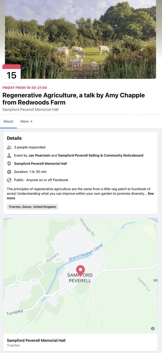 Looking forward to speaking at #SampfordPeverell #Gardening club tomorrow about the principles of #RegenerativeAgriculture no matter how large or small your patch of land & sharing our story so far 👩‍🌾
All welcome (only £2 for non-members) so come & join us.
#MidDevon #Tiverton