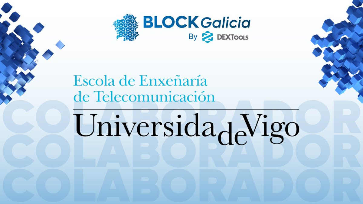 BlockGalicia's tweet photo. 🌟 Hoy os presentamos otro de nuestros colaboradores…

💙 @EETelecoVigo 💙

🥰 Orgullosos de contar con su experiencia de primer nivel y su dedicación.

¡Acompáñanos en esta aventura hacia el futuro de la tecnología #blockchain! 

 ➡️ https://t.co/r8qmF51iKj

#blockgalicia https://t.co/8LEdnZiqzQ