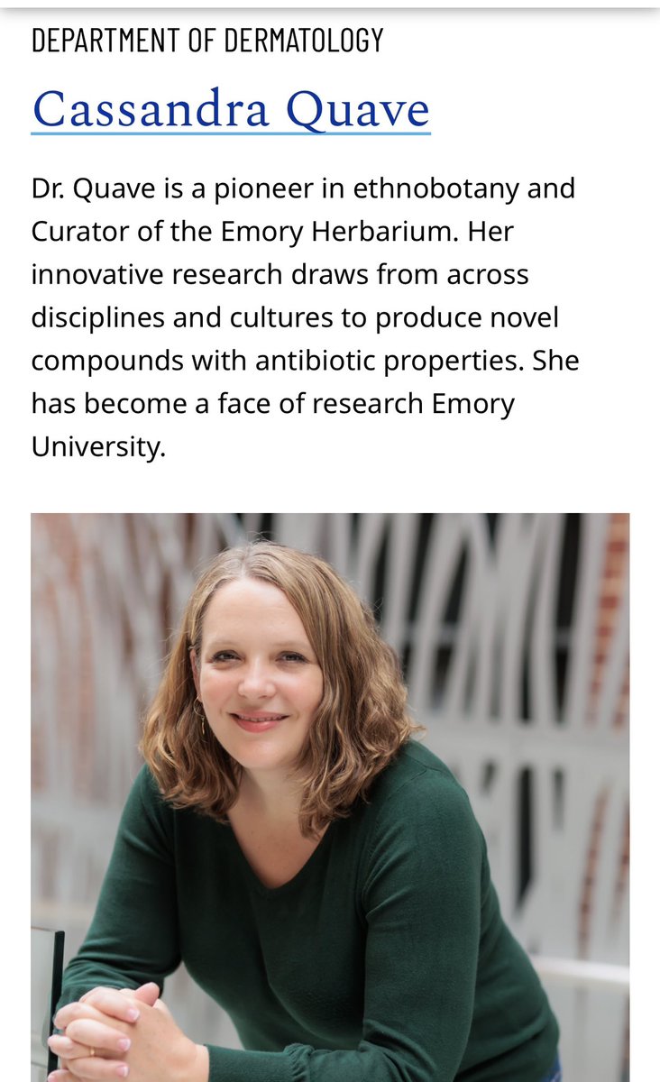 QuaveEthnobot's tweet photo. Iโm so honored to be nominated by my peers at @EmoryMedicine for 2023 Researcher Appreciation Day!
I stand among giants in their respective fields working towards the medical advances of tomorrow โ๏ธ๐
See the full list: https://t.co/juJSTLqqNI https://t.co/rfBHMg8V33