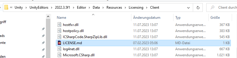 KasimirBlust's tweet photo. I just searched through the engine files and I found this license file. Seems to me this allows me to distribute everything made with that exact version? This is all very weird and so many license things... #unity #unityruntimefee  https://t.co/40ltRbc2vJ https://t.co/NTZ31DJcvW