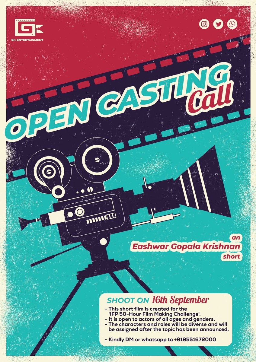EashwarGKrish's tweet image. #OpenCastingCall
#IFP