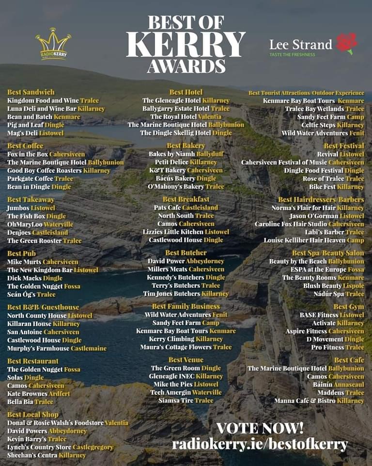 activatekerry's tweet photo. We are delighted and proud to be shortlisted as the Best Gym in Kerry for the "Best of Kerry" awards.

We would love your vote:
https://t.co/pDtwliFHXP https://t.co/h9vl1FUrUL