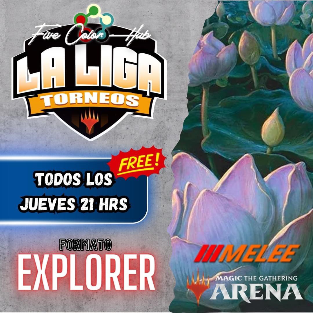 HOY 21 hrs. CHILE !!!! 
🏆"LA LIGA FIVE COLOR HUB"🏆
Todos los jueves de septiembre tendrás un encuentro con la alta competencia junto a LA LIGA FIVE COLOR HUB. 

Inscríbete completamente gratis aquí: 

Fecha2: melee.gg/Tournament/Vie…