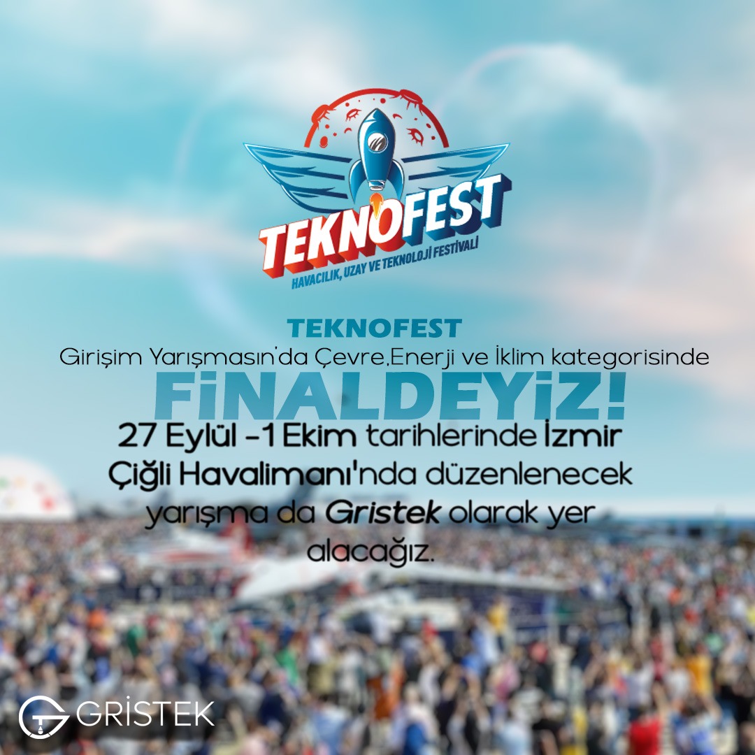 Gristektr's tweet photo. #Teknofest İzmir'de biz de varız.

Su kaynaklarımızı korumak için oluşturduğumuz projemiz #Teknofest İzmir finalinde.
27 Eylül - 1 Ekim arasında İzmir'de görüşmek üzere... https://t.co/y0duTWrt5b
