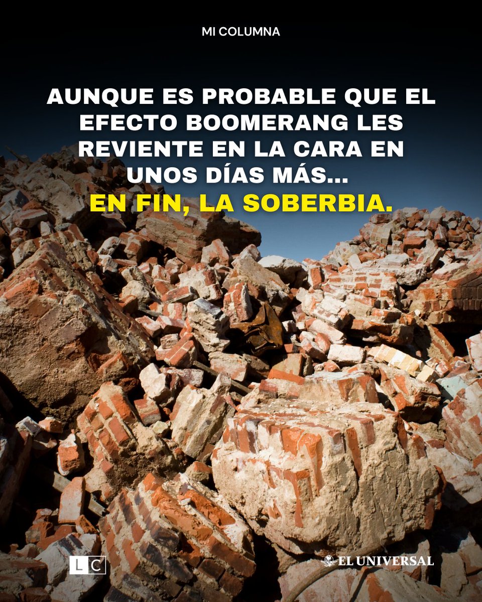 LuisCardenasMx's tweet photo. ¡Destruyan esa pinche casa!

Por Luis Cárdenas.

Imagino la sesión del war room: desbordados de arrogancia, sintiéndose grandes estrategas, fingiendo indignación frente a la “corrupta” candidata de la oposición. ¿Cómo podría Xóchitl ser presidenta así?, no, no, no, ¿con qué calidad moral se atrevió a develar el escándalo de la casa gris?, ¿con qué cara le hizo pasar esos corajes al presidente?, ¡vamos a devolver el golpe!, ¿cómo le ponemos?, ¡la casa del moche!, sí, sí, sí, y ahora vamos a decirle ¡Móchitl!, para que le duela, para que aprenda la cabrona.

Y luego, la ensoñación, el orgasmo de las chaquetas mentales, ¡imagínate, wey!, pinche manifestación del pueblo mientras le demolemos la casa en Las Lomas, pinches fifís, que nos tengan pavor, el pueblo unido a grito pelado y Xóchitl arrinconada, sin casa, por corrupta, por quererse chingar al buen José Ramón, nos la va a pagar, nos la vamos a chingar… (Termina mi malsano ejercicio de imaginación).

Dicen que la soberbia no es sólo un pecado capital, sino también el más peligroso de los errores políticos. El denunciante de la “casa del moche”, Víctor Hugo Romo, es un claro ejemplo.

En 2012, Miguel Ángel Mancera arrasó en las elecciones capitalinas, obtuvo más del 63% de la votación, quince puntos más que Sheinbaum en 2018. Entonces la Ciudad de México era amarilla, perredista, de una izquierda moderada y de vanguardia que premiaba la gestión de Marcelo Ebrard con millones de votos.

Víctor Hugo Romo fue uno de los beneficiados por esos votos y arrebató la Delegación Miguel Hidalgo al PAN que la había gobernado por más de una década. Romo fue un delegado estridente, siempre camaleónico, acomodaticio a la corriente política que se viviera y pronto pagó el precio: 3 años después, en 2015, su gestión era castigada y el PAN recuperaba la Delegación con Xóchitl Gálvez, que se convertiría en su gran némesis.

En el 2018 se repitió el fenómeno de la cargada por la izquierda en las urnas, ahora con el maremoto lopezobradorista en el país. De nueva cuenta, Víctor Hugo Romo llegó a la Alcaldía Miguel Hidalgo, aunque no pudo reelegirse y terminó siendo expulsado por el voto popular en 2021, con más de 14 puntos de diferencia, por Mauricio Tabe del PAN.

Derrotado y sin un nombramiento oficial, Romo terminó encontrando refugio en el equipo de Claudia Sheinbaum para la construcción de su candidatura presidencial. Muy a su pesar se mantuvo en bajo perfil por los últimos dos años, aunque hoy llegó su oportunidad de reflector, de nuevo contra Xóchitl Gálvez, pero con una gran diferencia: él como porrista y ella como candidata presidencial.

De acuerdo a un video presentado por Romo, la casa de Xóchitl Gálvez habría sido construida bajo tráfico de influencias y sin autorización de los usos de suelo correspondientes, aunque fue durante las gestiones del mismo Romo que eso pudo haberse denunciado y, en dado caso, sancionado.

Gálvez, por su parte, ha señalado que todo el tema de su casa está en regla pero que al tratarse de cuestiones privadas, se limitará a responder únicamente frente a la autoridad si es requerida.

Ayer, el partido Morena en la capital del país, exigió la demolición de las casas de Xóchitl Gálvez y sus vecinos, sí, tal cual, ¡la destrucción de las casas!.

Para el equipo de choque de Sheinbaum la idea es genial, pues le sumará negativos a la candidata, aunque es probable que el efecto boomerang les reviente en la cara en unos días más… En fin, la soberbia.

De Colofón. - Víctor Hugo Romo puede estar escupiendo para arriba, si se trata de construcciones ilegales y negocios turbios. No habrá que levantar demasiado la alfombra en Miguel Hidalgo, a ver si pronto no terminan cambiando de golpeador en el equipo de la puntera.

Y todavía faltan ¡8 meses y 18 días! para la elección.