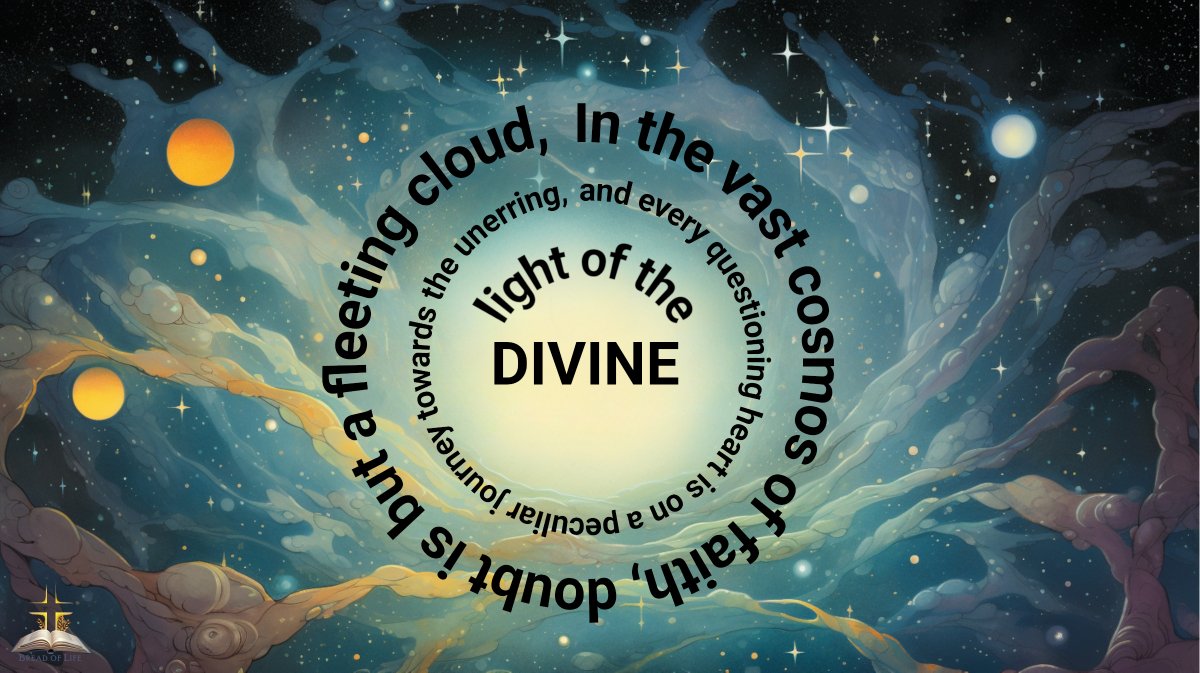 TheRed_Dwarf's tweet photo. Unveiling my latest piece: 'In the vast cosmos of faith, doubt is but a fleeting cloud.' 🌌 

Every questioning heart, every pondered thought, all lead us on a unique odyssey towards the luminous embrace of the divine. ✨💫 

#ArtisticJourney #FaithAndDoubt #CosmicQuest https://t.co/wr1fYo1Rsx