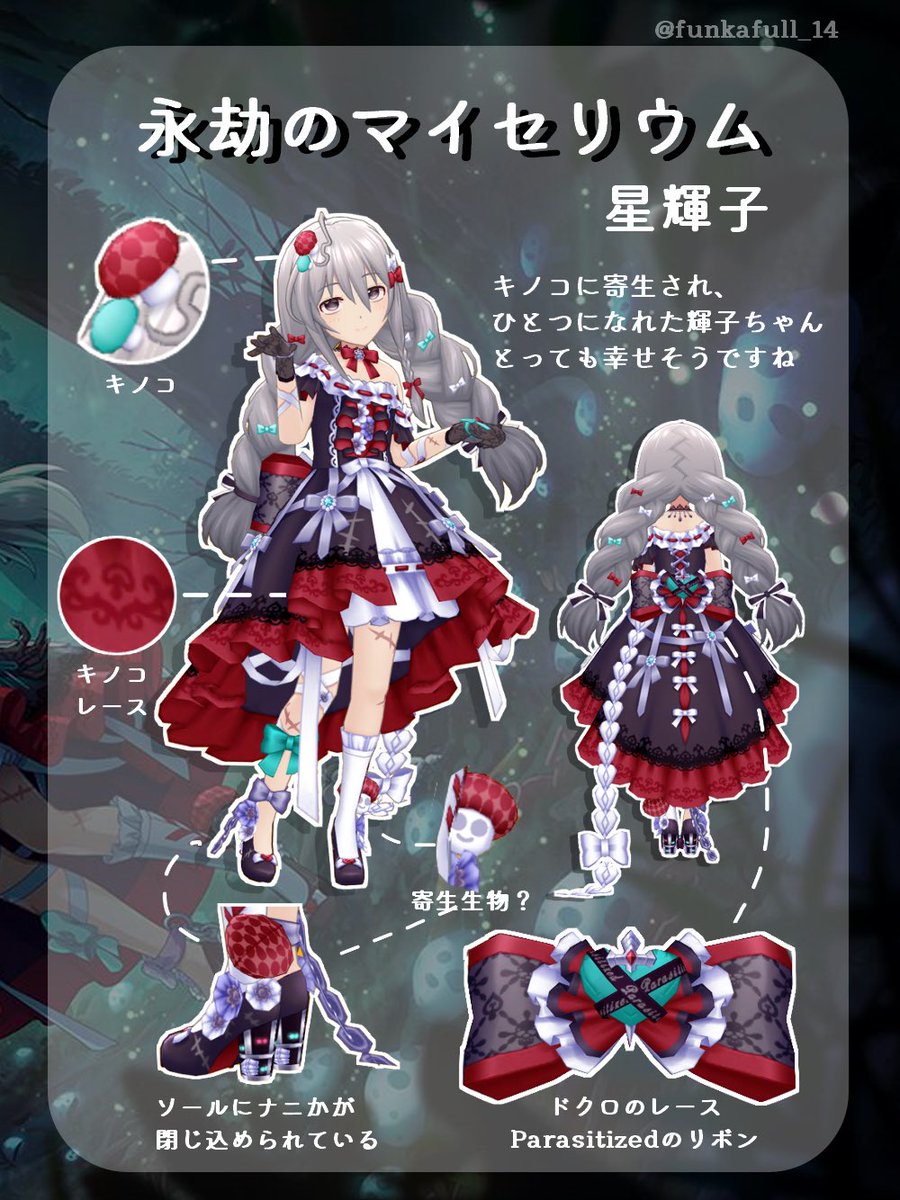 星輝子ちゃんの「永劫のマイセリウム」をプラチナスカチケ向けにダイマ