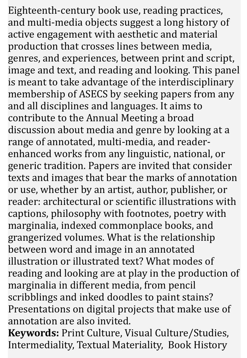 piranesiusc's tweet photo. Proposals due tomorrow (9/15) through the @ASECS portal. #cfp below. Co-organized by @JulieLong18thC and Jeanne Britton (aka Digital Piranesi) https://t.co/kxsEreVa6q