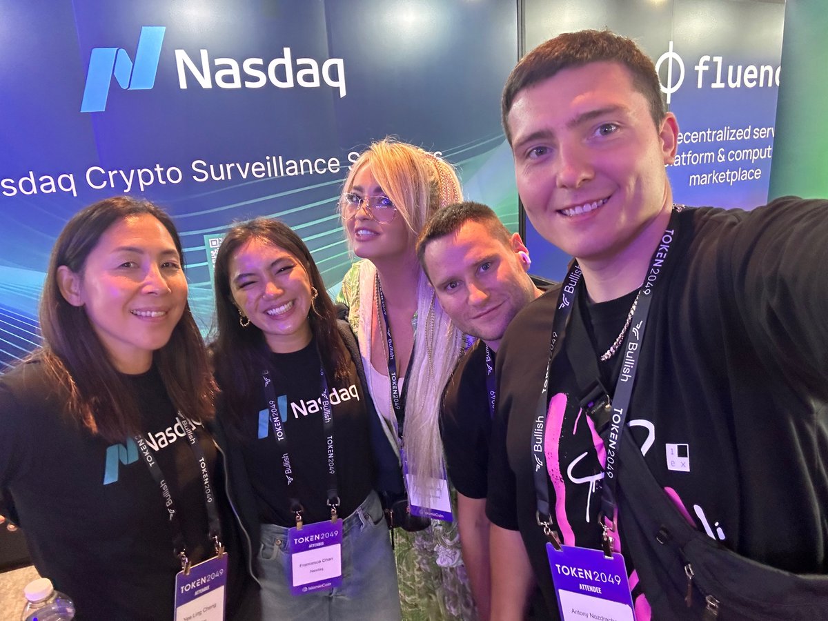 1ex_com's tweet photo. This was a super productive day at #Token2049!

It was a pleasure to meet Yee Ling Cheng and Francesca Chan of @Nasdaq 💜 https://t.co/Gp9OYNMSB0