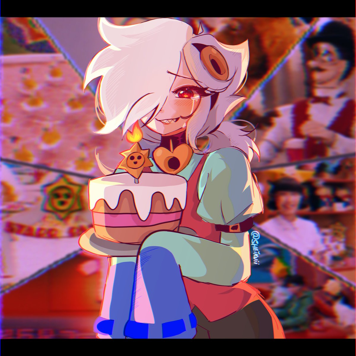 Sheikuii's tweet photo. ⭐️Happy birthday to the biggest brawl stars fan…forever and ever. 🎂🤍📖
#Colette #BrawlStars #StarrPark 
Don’t forget to smile for our girl :) https://t.co/OC54ZZE7LS