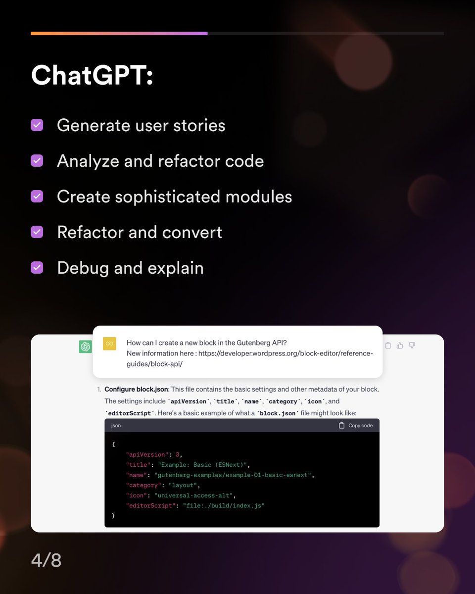 amplectagency's tweet photo. Tools we found useful so far:
📌Chat GPT
📌Code GPT
📌GPT Engineer

7/8 https://t.co/HECOvDJ22I