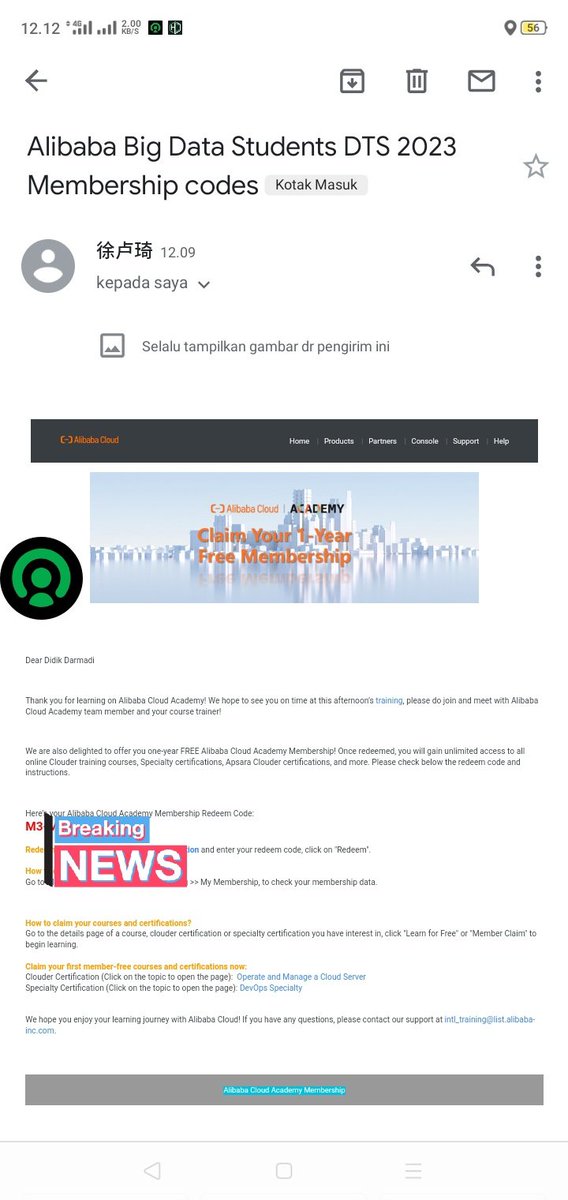_giorgiomoroder's tweet photo. Semua punya peluang, lets get start upgrading skill. #digitalent #alibaba #agility #gojekdriver #gojek https://t.co/r4Jw5Hy8qW