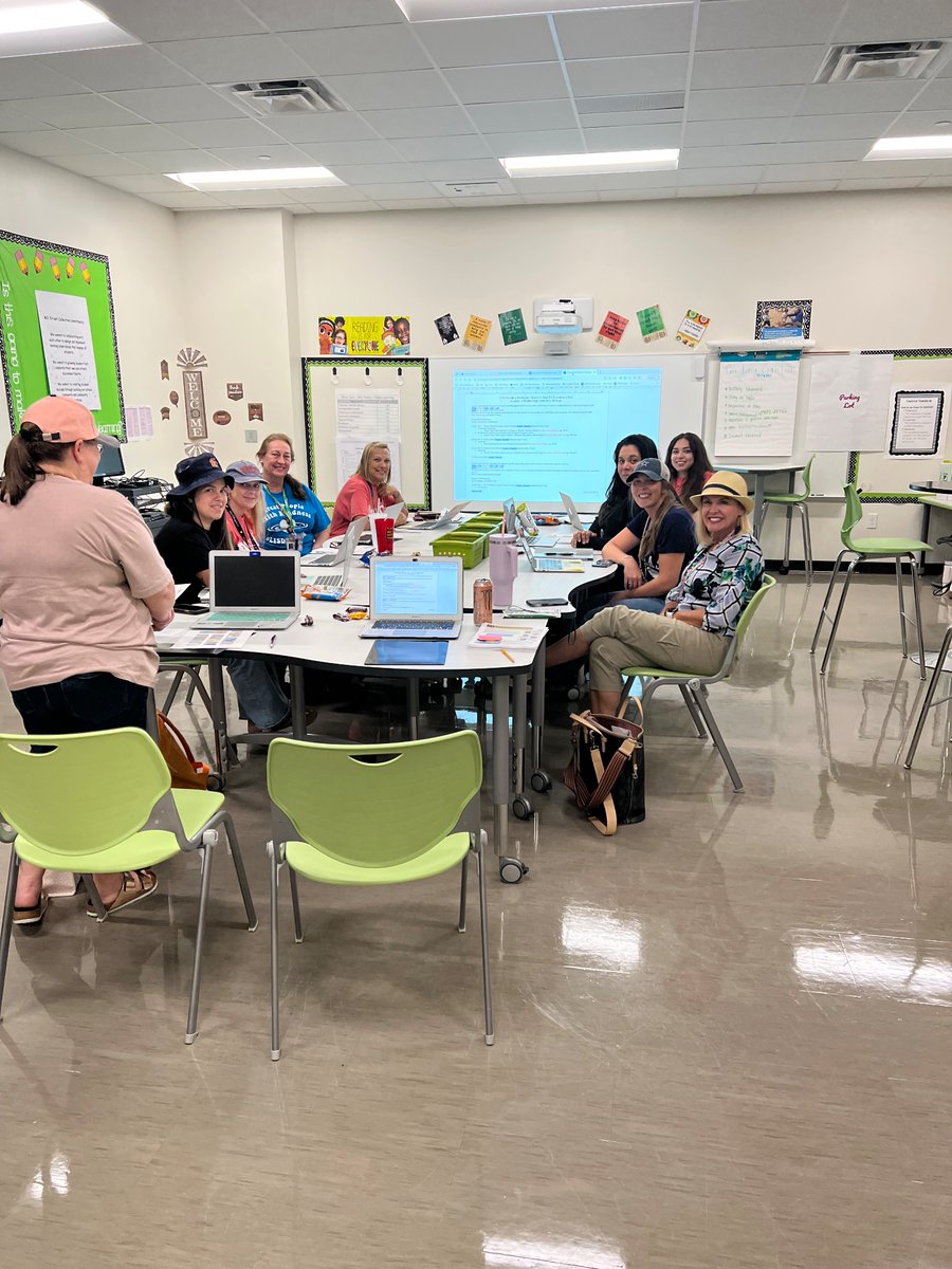Two heads are better than one! <a href="/MillStreetES/">Mill Street Elementary</a> and <a href="/Central_ES/">Central Elementary</a> joined me for cross campus collaborative planning. #lisdreads #lisdwrites
