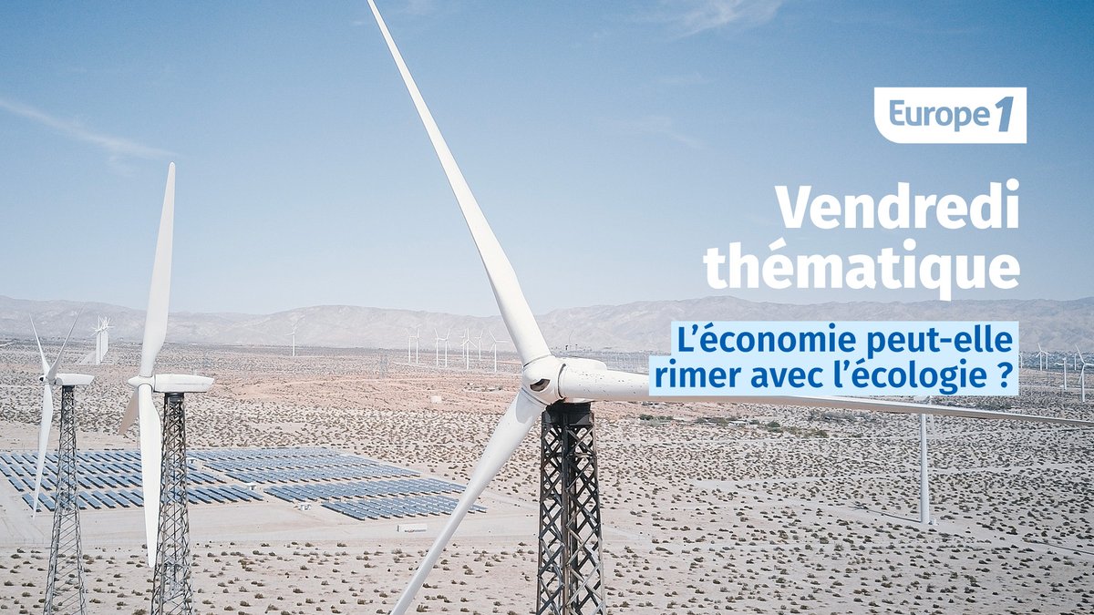 🌍♻️Développement durable : L’économie peut-elle rimer avec l’écologie ?

C'est le #VendrediThema de cette semaine

➡️ On en parle ce vendredi sur #Europe1

📌 7h10 : @AntoineBueno, essayiste et conseiller au Sénat en charge du développement durable