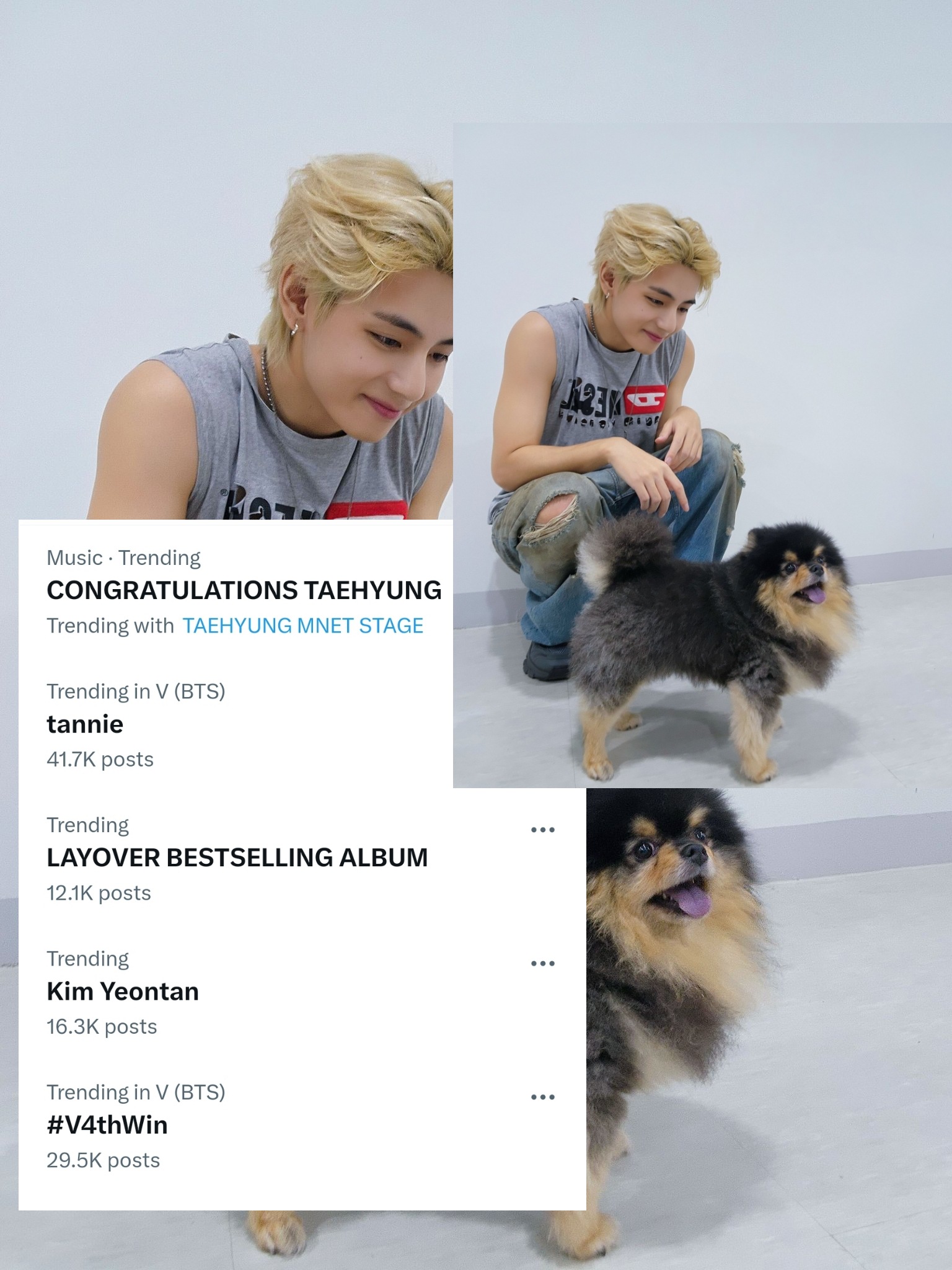 BTS: V aka Kim Taehyung to drop solo album Layover in September, pet dog  Yeontan stars in posters