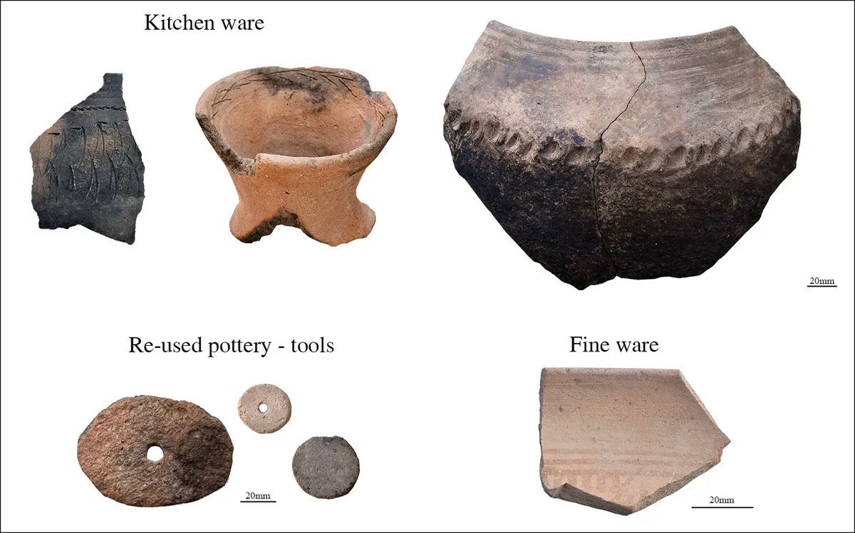 Pottery from Alwa in modern Sudan.

The #medieval city is now in ruins, but it's history has only been preserved orally, making #archaeology even more important to learn about this ancient urban centre #FolkloreThursday

🔗 from 2022 🆓 buff.ly/3CfDRDR