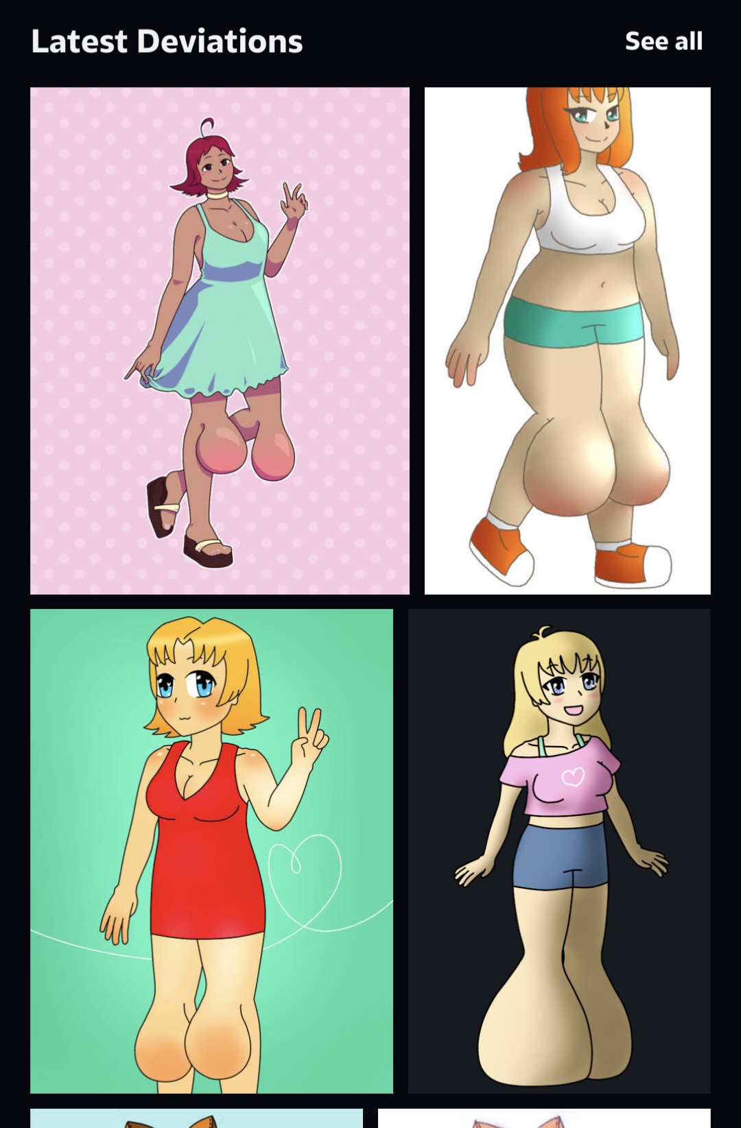 EVIL MIKHAIL on X: the only bad thing about deviantart banning fetish art  is that we'll lose BigKneeLover t.coYqBUmhz8Cm  X