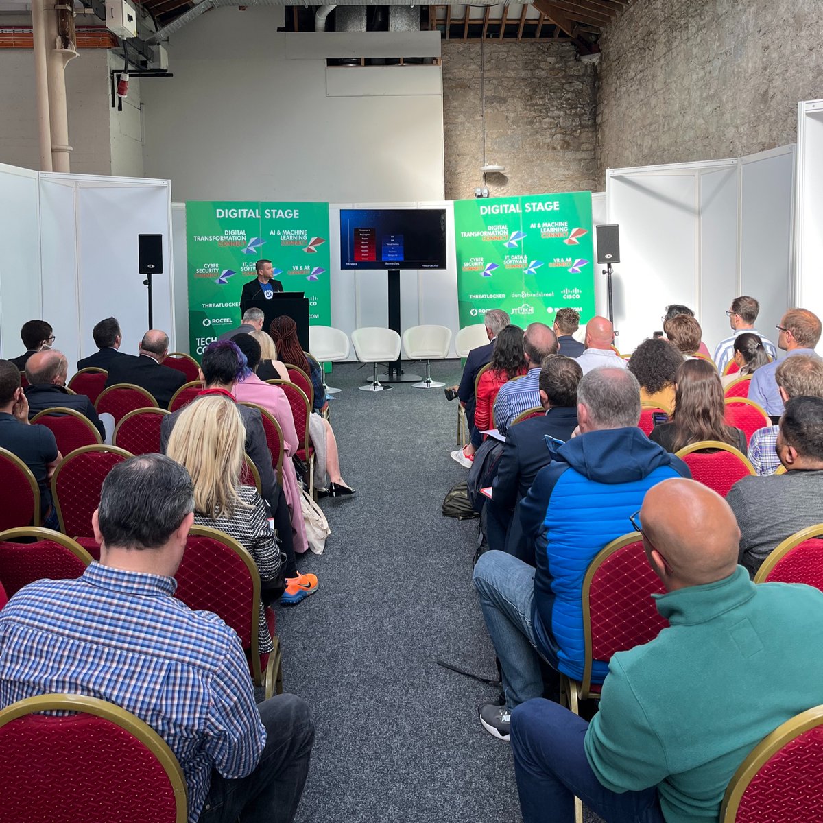 ThreatLocker's tweet image. Members of our Cyber Hero Team are currently making waves at the exciting #TechConnectLive event in Dublin, Ireland. 

This incredible showcase is the perfect platform for Micro, SME, and Enterprise companies to showcase their innovative business and technology products.