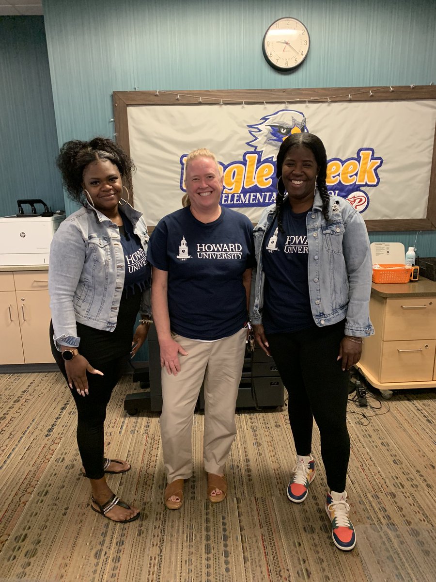 #PHS homecoming - college shirt day @eces Honoring Ms. Alisha’s sons first year at Howard!