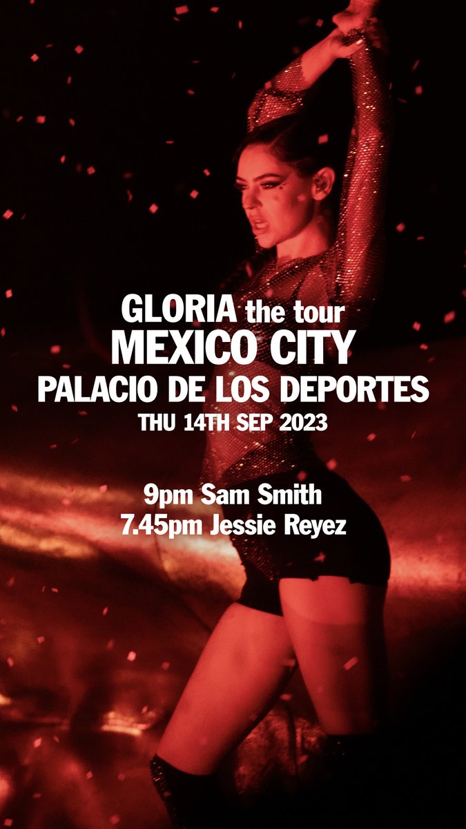 samsmith's tweet photo. MEXICO CITY NIGHT ONE ❤️
https://t.co/zX3El24bwQ 
#GLORIATHETOUR https://t.co/Hr4lJNZV7X