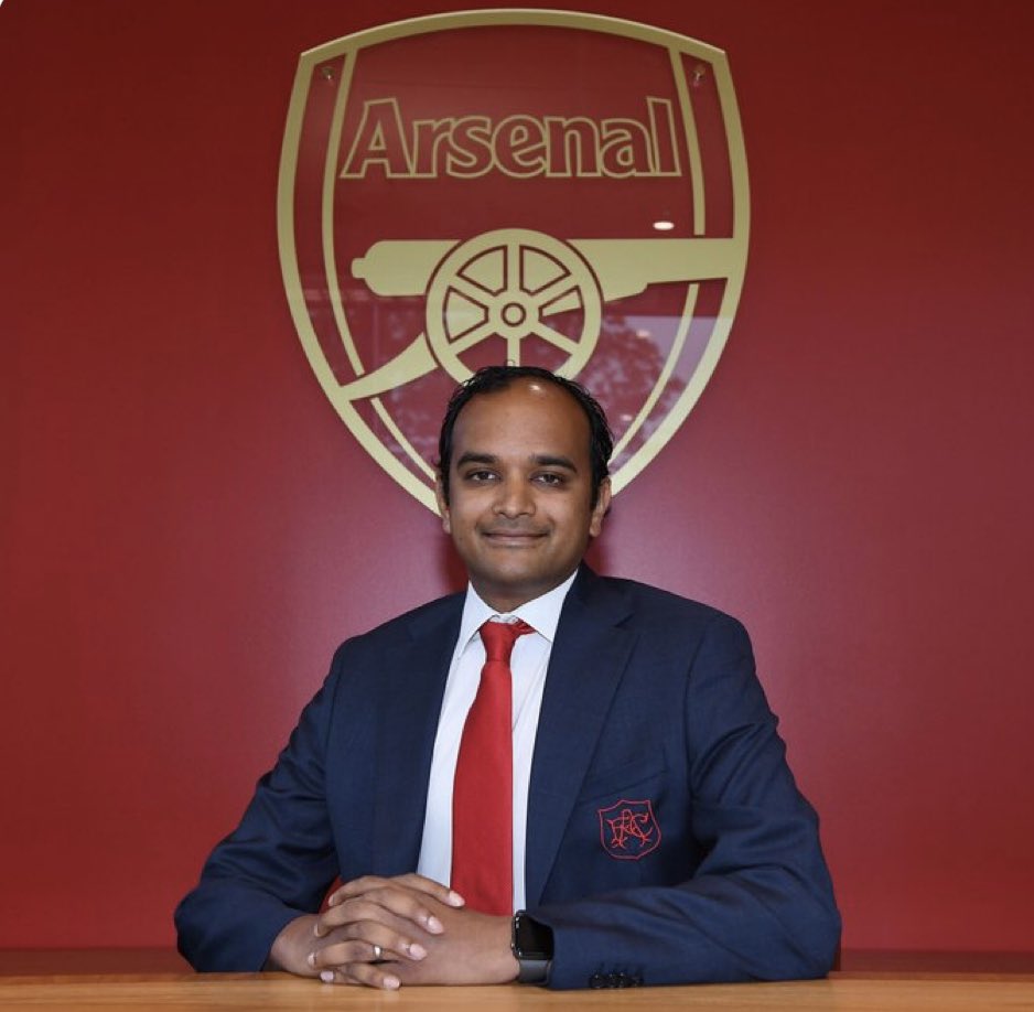 Arsenal CEO Vinai Venkatesham reveals that he will leave next summer after 14 years with the club. 🔴⚪️ #AFC

“This was a tough decision, but it is time to pursue another challenge. I remain focused until my last day and supporting a seamless transition”.