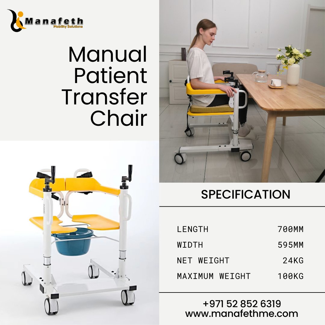 Manafethme's tweet photo. A electric patient transfer chair is a specialized medical device designed to safely and comfortably assist patients in moving from one location to another within a healthcare facility.
Learn more: https://t.co/wKYZe9nKhl
#patienttransfer #patientchair #elderlycare #dubai https://t.co/HVOZ8QppYT