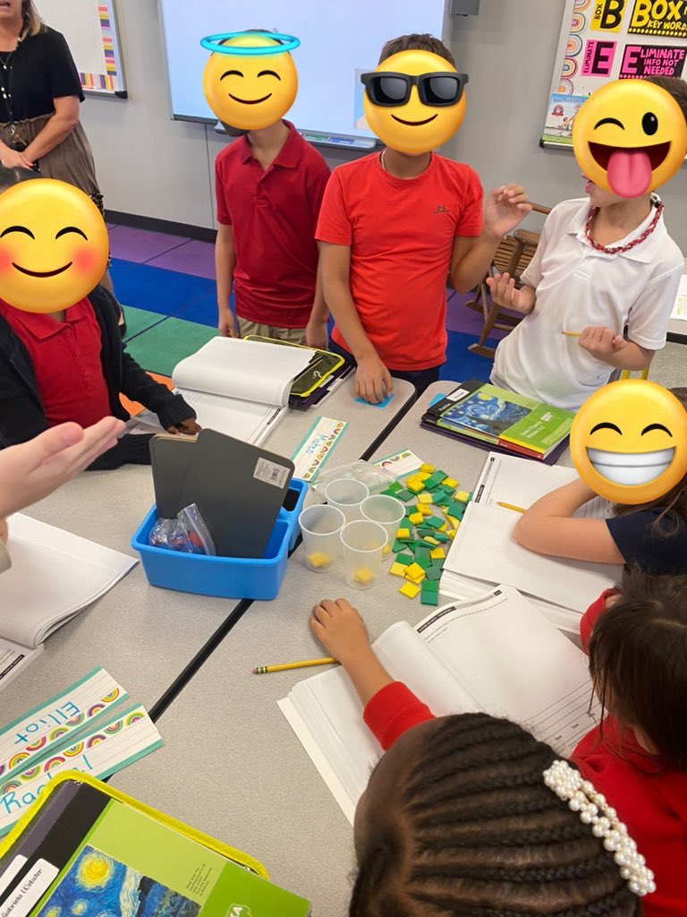 hornelem's tweet image. 3rd graders are teaming up to tackle challenging @eureka_math problems! Witnessing fantastic communication with academic language and listening skills in action. 🧠🔢 #MathMinds #Collaboration