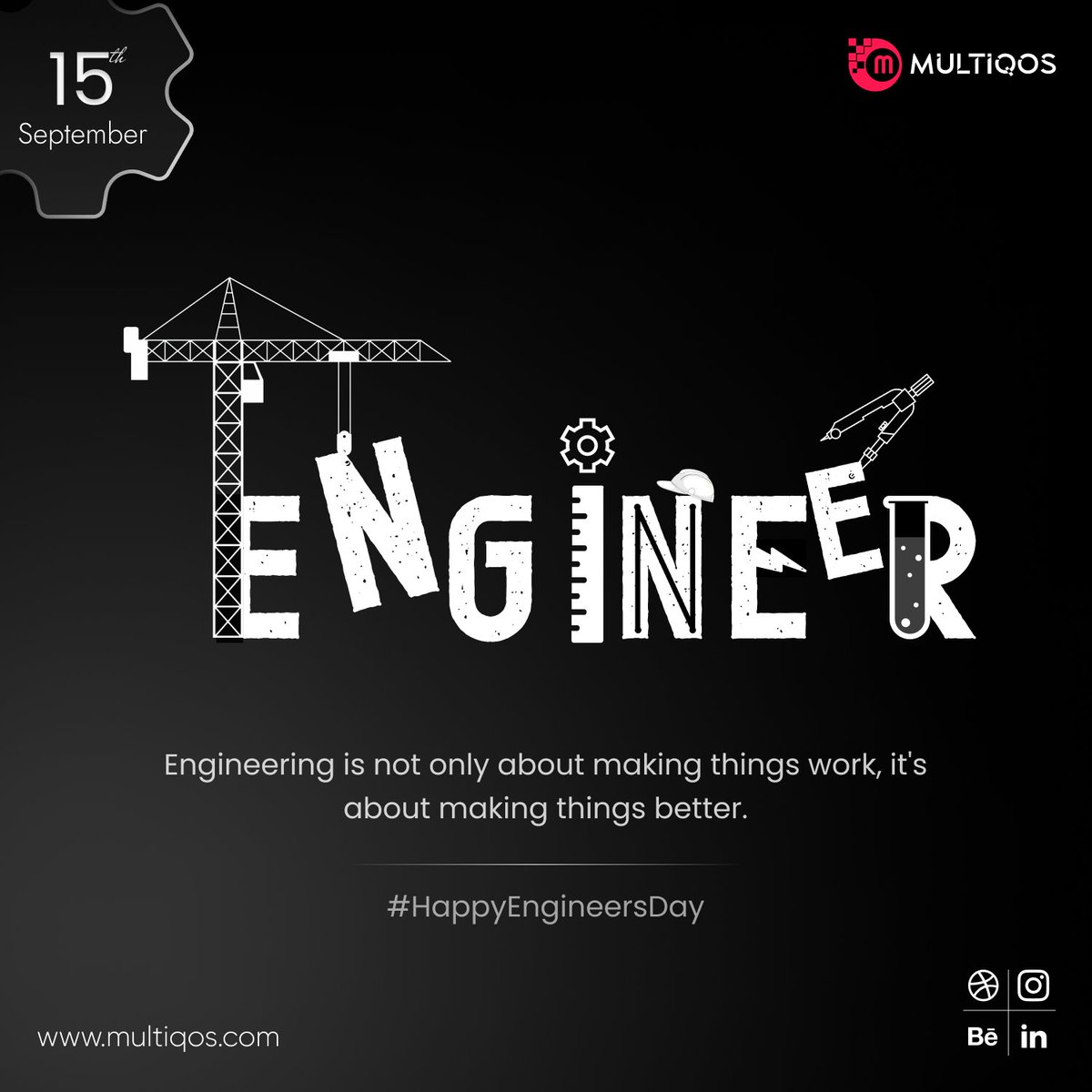 MultiQoS's tweet photo. Happy Engineer's Day to all the brilliant minds who shape our world with innovation and precision! π
#engineersday2023 #engineeringexcellence #engineerforchange #techinnovators #engineerlife #celebrateengineers #multiqos #wishes #celebration https://t.co/hdhxAOusOM