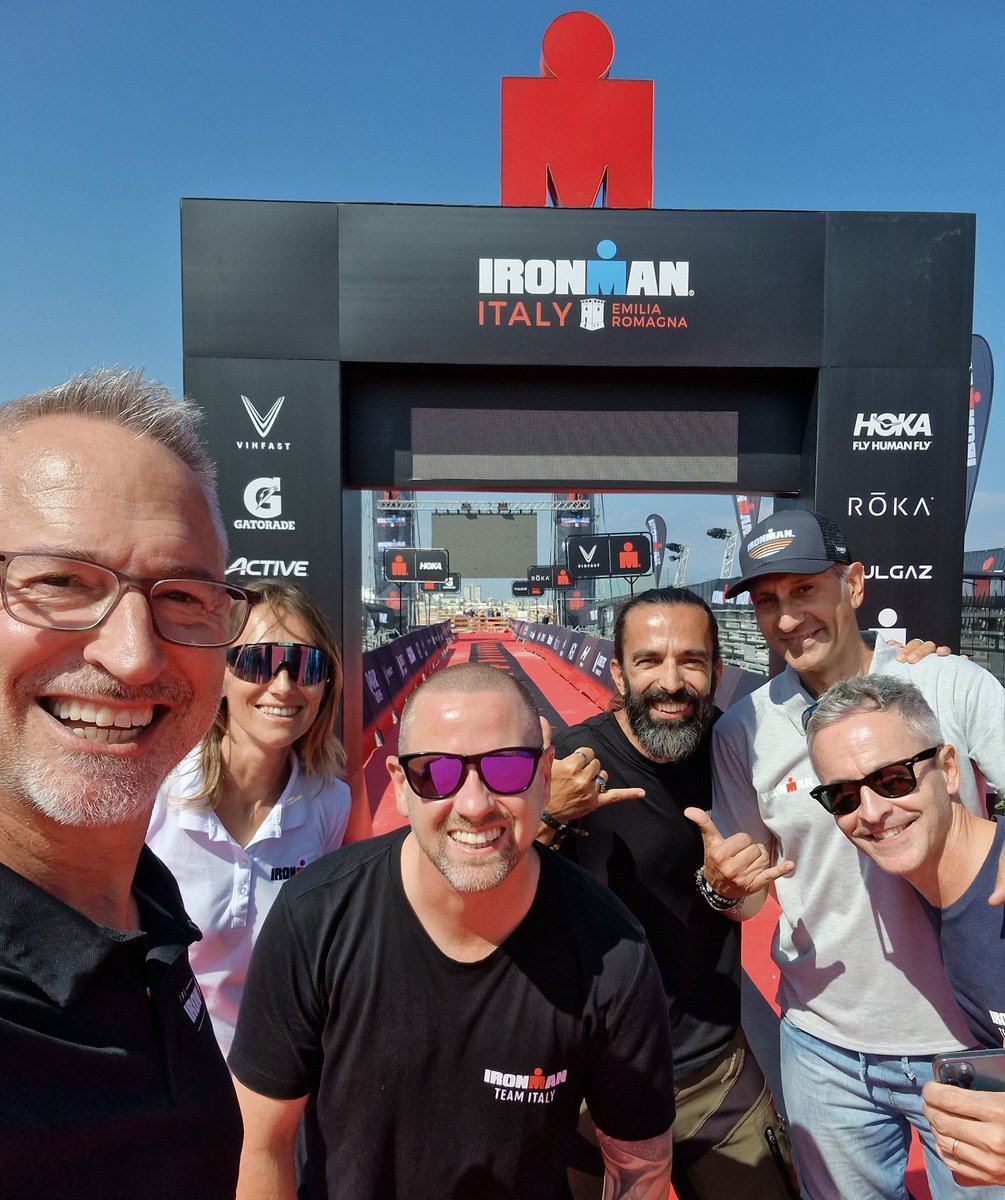 6,000 athletes, 86 countries, 3 races for <a href="/IRONMANtri/">IRONMAN Triathlon</a> Italy, Emilia-Romagna.

1 team.

Dai dai dai.
