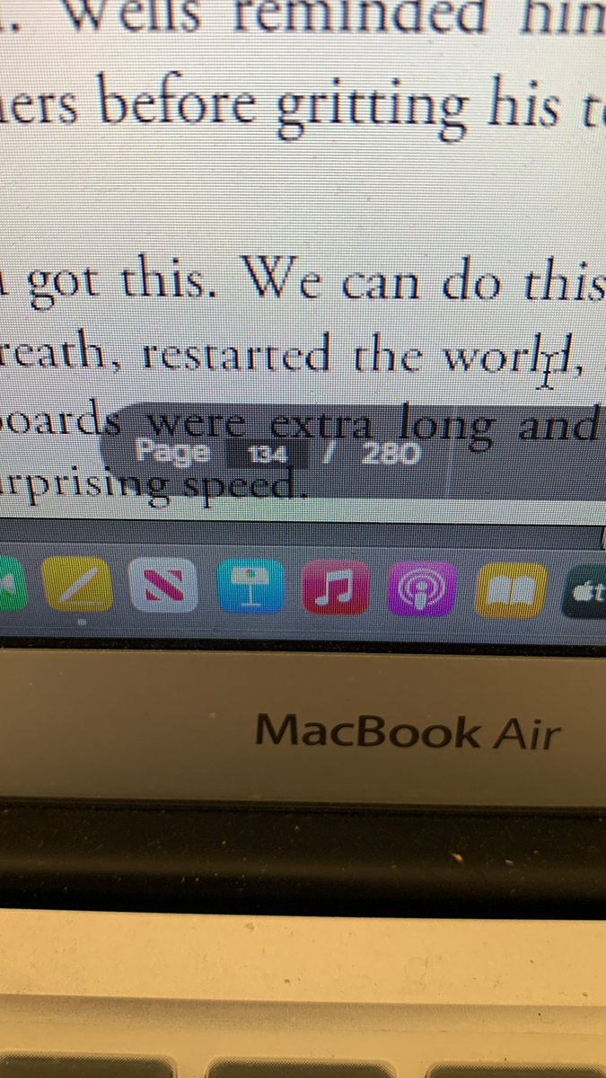 Cmon now. Gotta get this internal galley proof done.