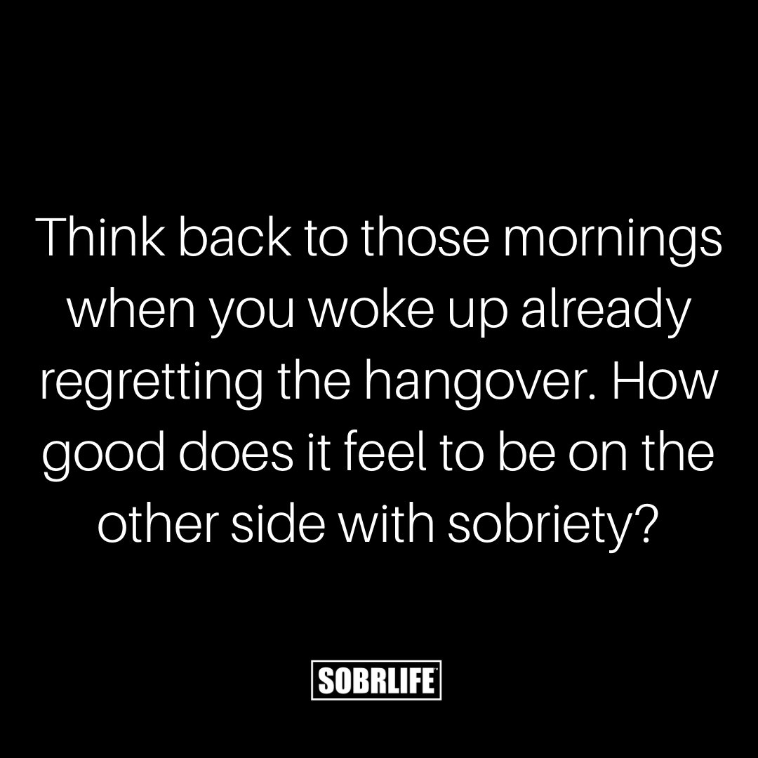 sobr_life's tweet image. Does this sound familiar? #RecoveryPosse #sobriety #hungover