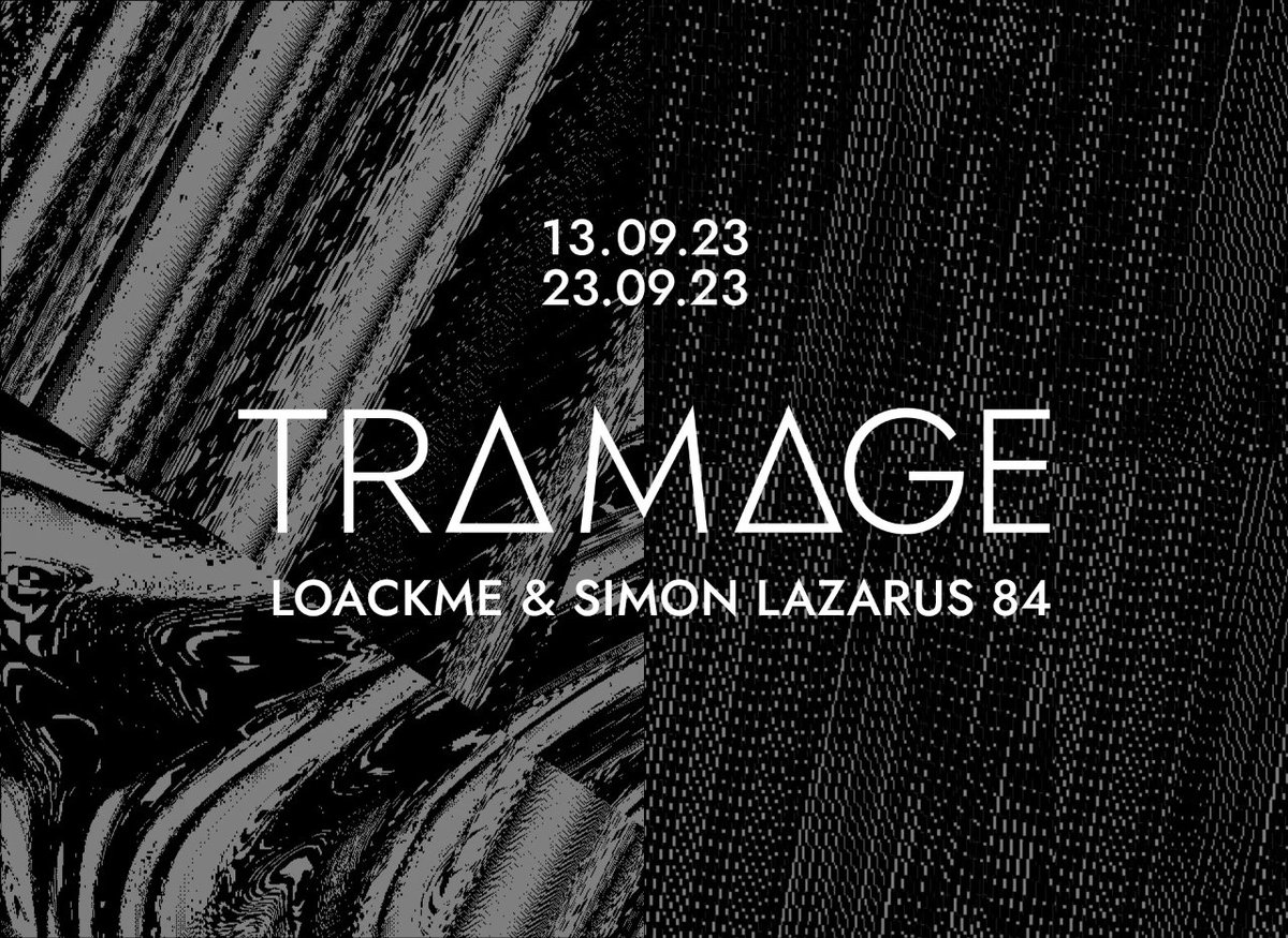 TR△M△GE presents a duo show between Loïc Schwaller, known as Loackme, whose artistic practice is linked to generative programming, and Simon Lazarus, known as Simon Lazarus 84 from the graffiti scene, trained in art and graphic design.

galeriedata.com/en/blogs/expos…