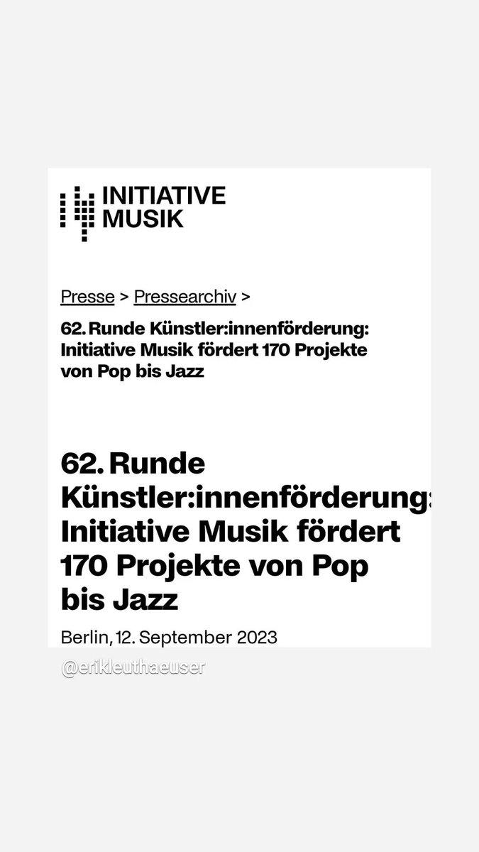 ErikLeuthaeuser's tweet photo. ❤️😏🎶 #initiativemusik #danke #staytuned https://t.co/V94Ats4x6D
