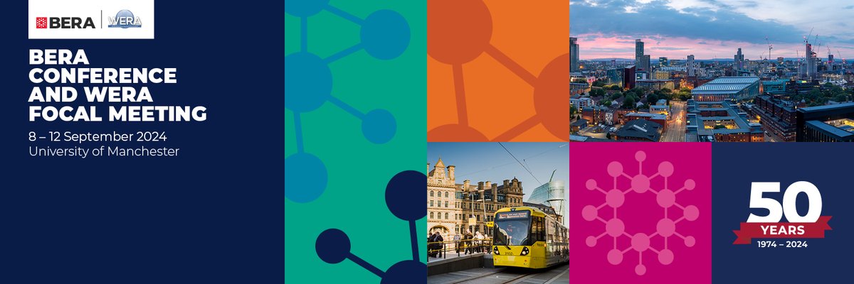 BERA (@beranews) on Twitter photo 📣 OFFICIAL ANNOUNCEMENT
We're delighted to announce next year will be the #WERABERA2024 conference at The University of Manchester <a href="/OfficialUoM/">The University of Manchester</a>
And we're celebrating our 50th Anniversary!🎈🎉 #BERA50
Abstract submission is now open. Find out more: bera.ac.uk/conference/ber… 📣 OFFICIAL ANNOUNCEMENT
We're delighted to announce next year will be the #WERABERA2024 conference at The University of Manchester <a href="/OfficialUoM/">The University of Manchester</a>
And we're celebrating our 50th Anniversary!🎈🎉 #BERA50
Abstract submission is now open. Find out more: bera.ac.uk/conference/ber…