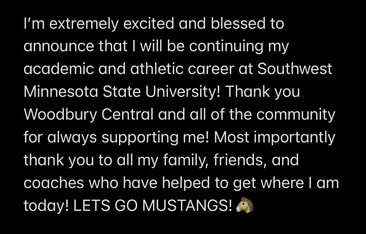 DrewKluender's tweet image. I’m excited to announce my commitment to SMSU! Thank you to everyone who has helped me get to this point! @WCWildcatFB @ZacCunha_16 @CoachSUnderwood