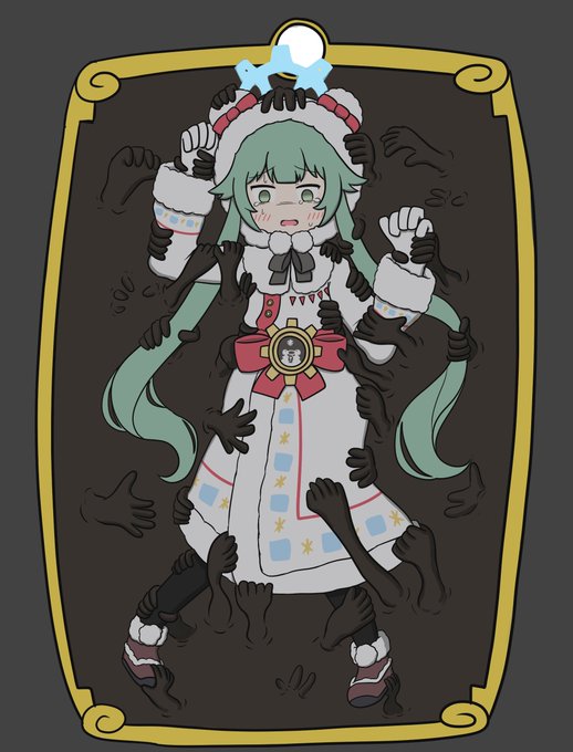 ブルアカのモミジちゃん…
意識のあるまま引きずり込まれて一つの作品に… 