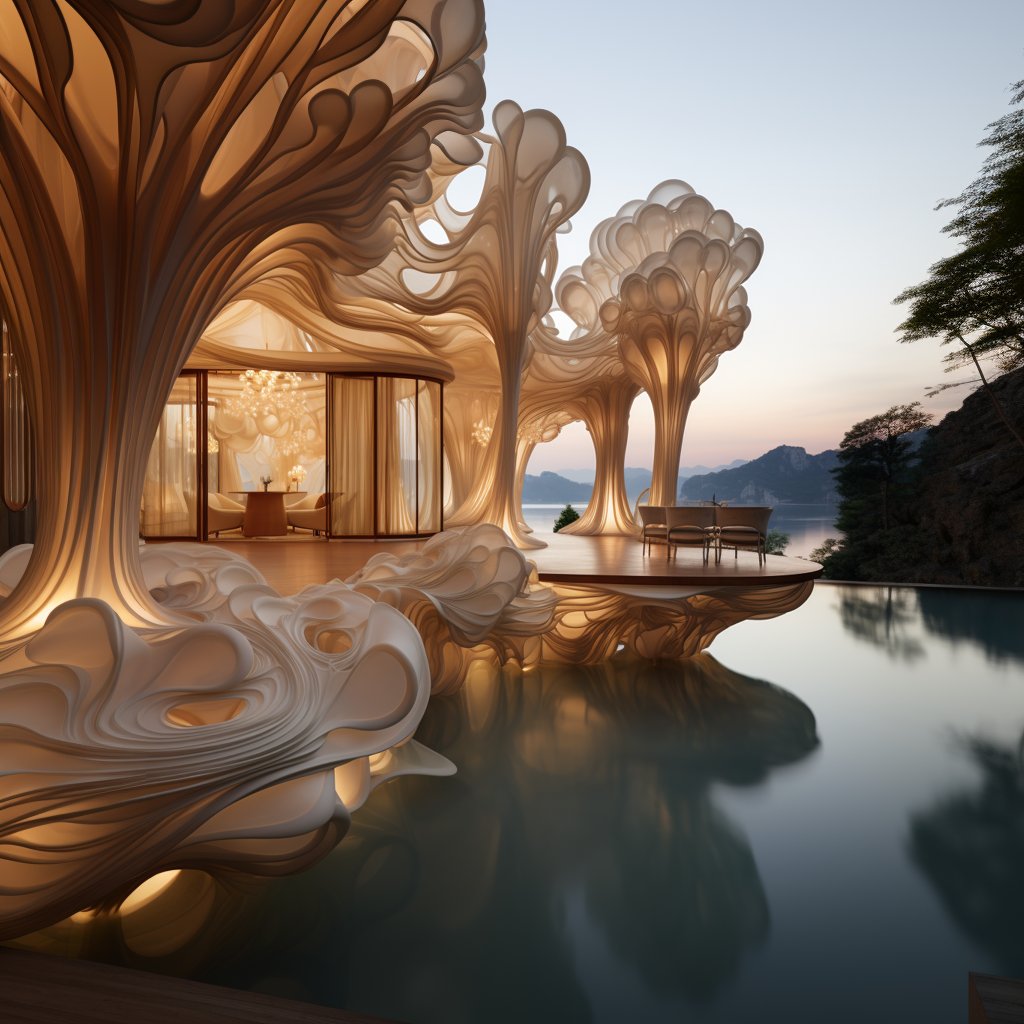 SuperDwell's tweet image. Where whimsical architecture meets nature’s vast canvas. A breathtaking blend of design and horizon.

#ai #aiinteriordesigner #aiinteriordesign #interiordesign #interiors #architecture #artificialintelligence #interiordesigner #aiarchitecturedesign #aidesigns #interiorideas