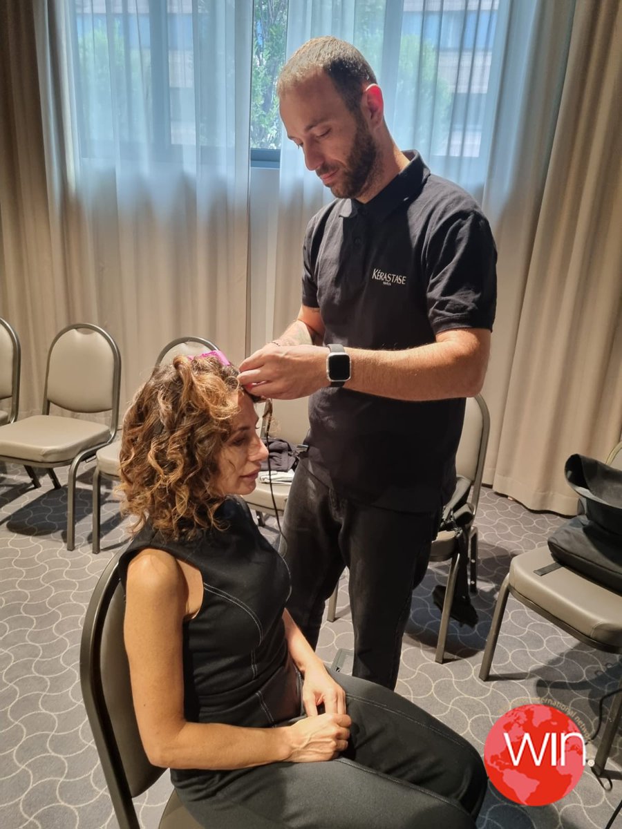 The process of 'getting ready' for her public engagements holds great significance for our CEO. 

📸 In this glimpse behind the scenes, Marina is attended to by her personal hairdresser as she prepares for her speech at the prestigious @WINConference 💫